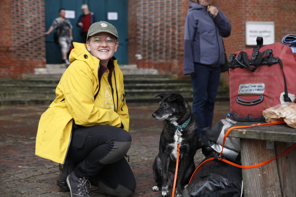 Lucy mit Hund