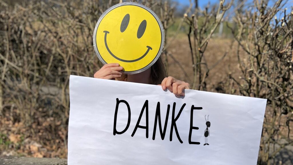 Danke für die Unterstützung