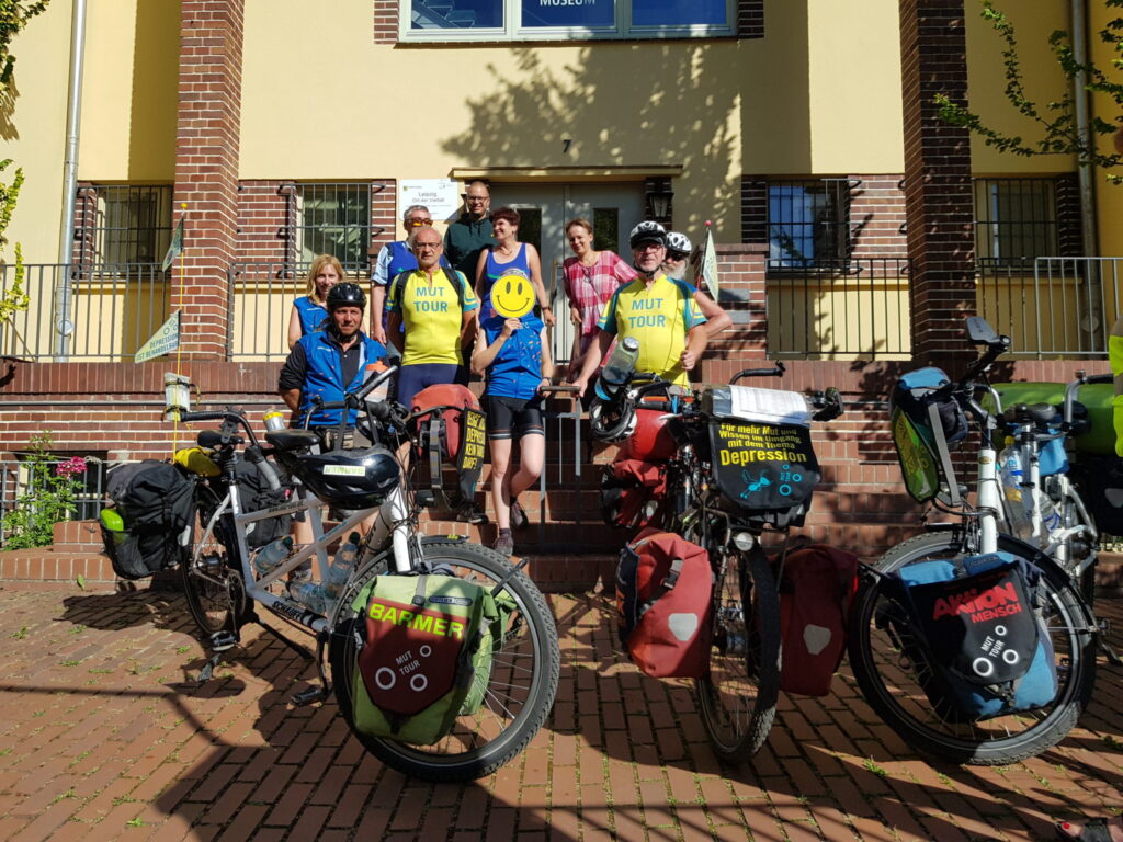 Per_Tandems_gegen_Depression Tandems für mehr Offenheit im Umgang mit Depression, fahrende Selbsthilfegruppe